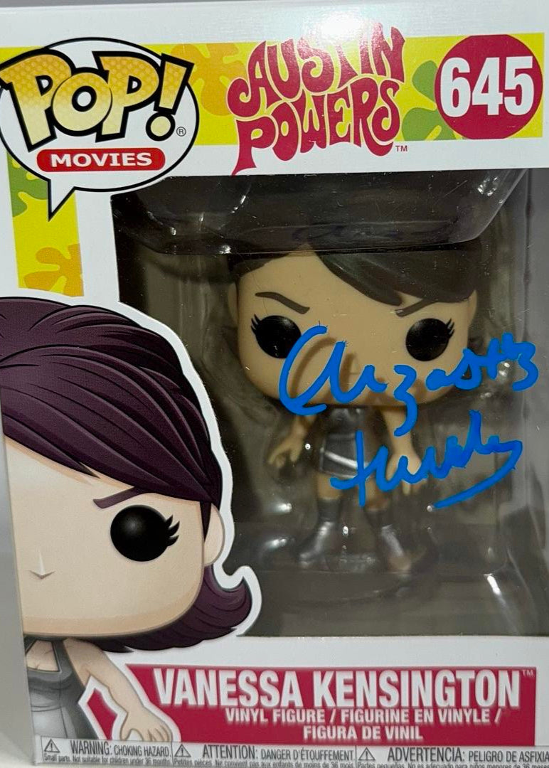 Elizabeth Hurley Signed Funko Pop #645 "Vanessa Kensington" (Austin Powers) - Beckett COA #03